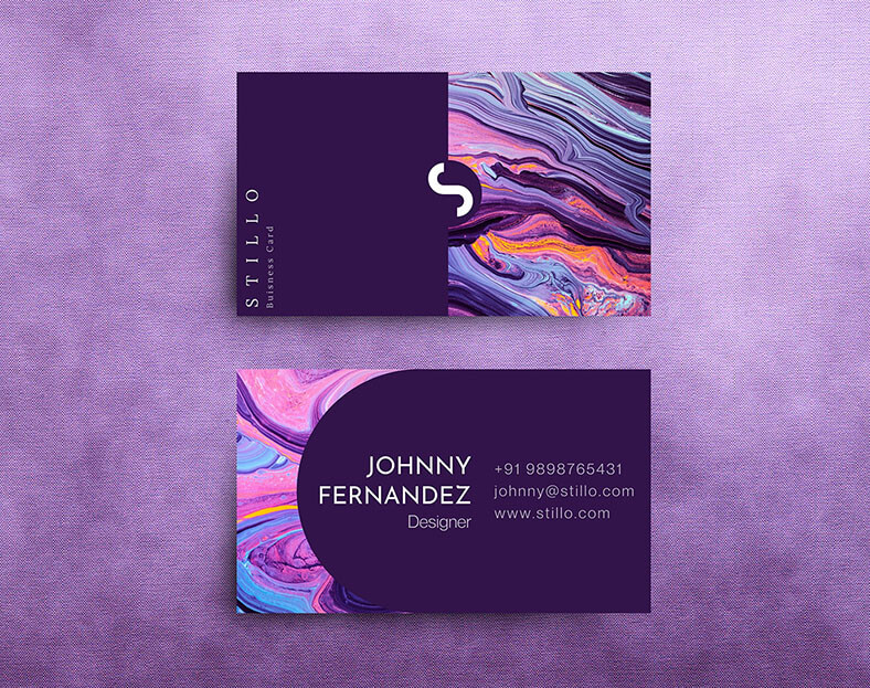 تصميم كرت شخصي